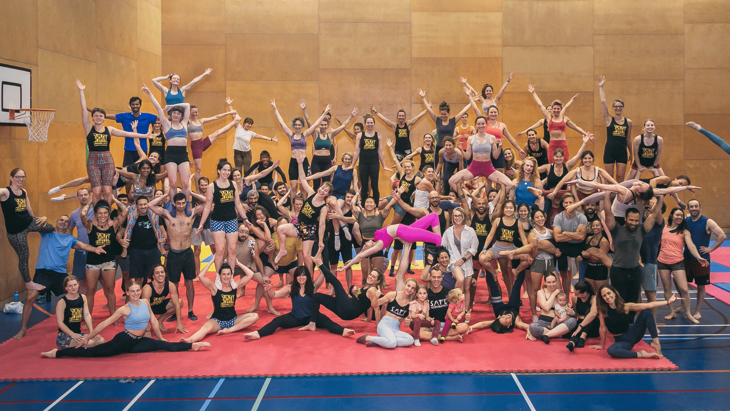 London Acro Convention 2025 group acrobatic photo